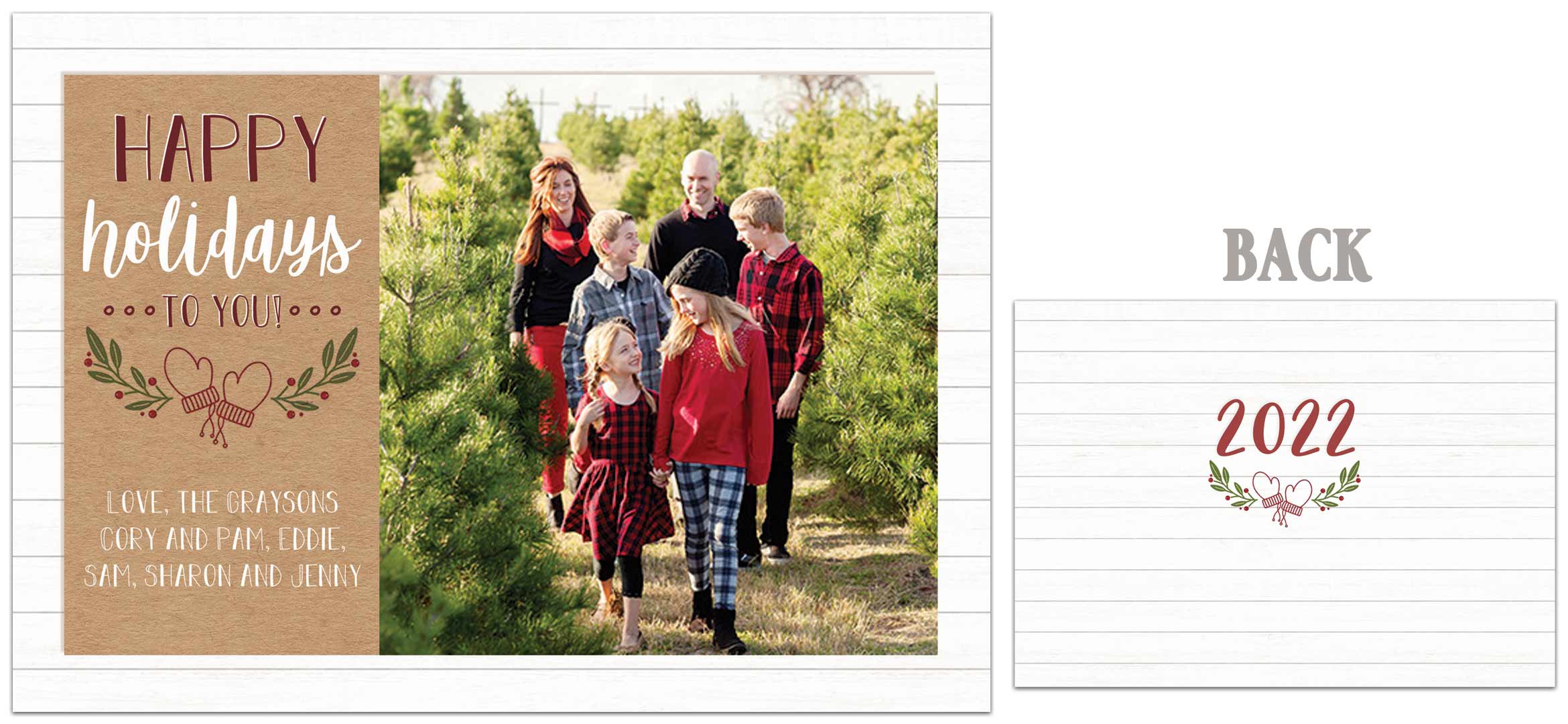 Farm 5x7 Double Sided Photo Card