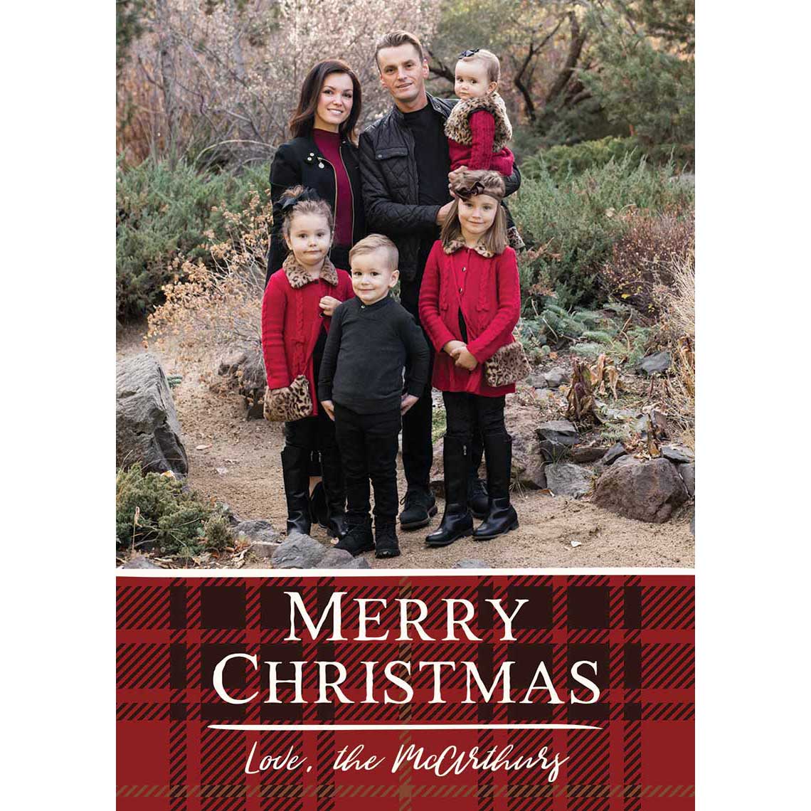 Merry 5x7 Double Sided Photo Card